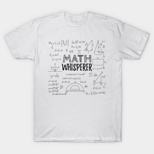 Math Whisperer T-Shirt by KC Happy Shop